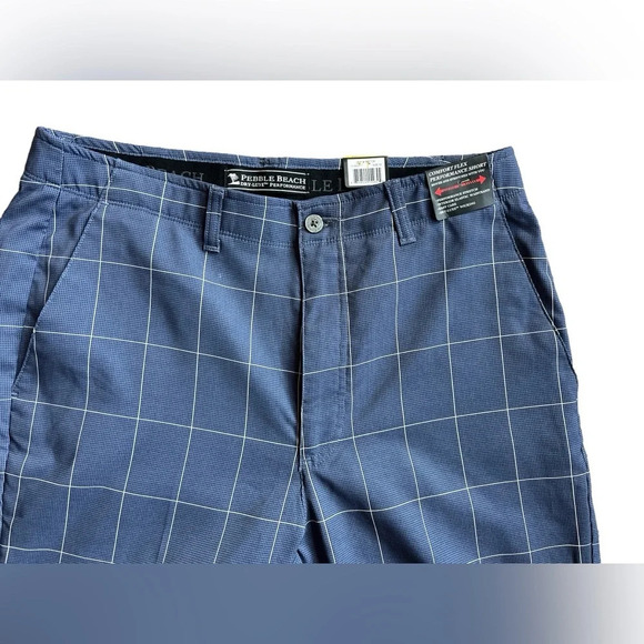 NWT Pebble Beach Men’s Comfort Flex, Performace Golf Shorts - Picture 2 of 7